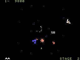 Gyruss screenshot 7 for Colecovision